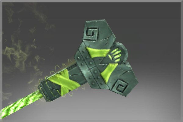 Inscribed Bo of Bedrock Serenity