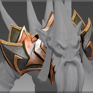 Inscribed Dark General's Mantle