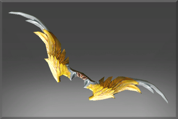 Inscribed Gilded Falcon Bow