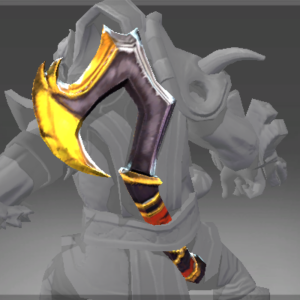 Inscribed Golden Scythe of The Iron Claw