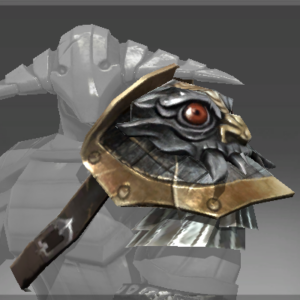 Inscribed Pauldron of The Iron Drakken