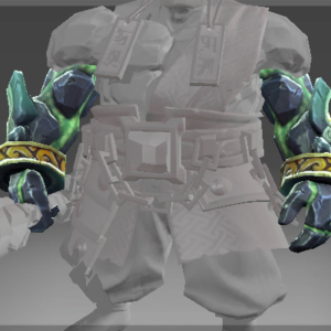 Inscribed Vanquishing Demons Geomagnetic Arm Guard