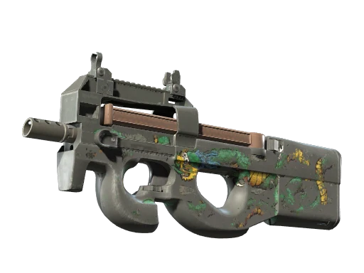 P90 | Emerald Dragon (Battle-Scarred)