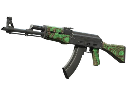Souvenir AK-47 | Green Laminate (Well-Worn)
