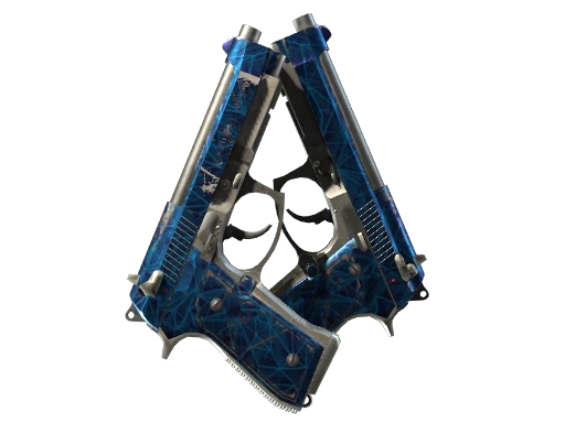 Souvenir Dual Berettas | Cobalt Quartz (Field-Tested)