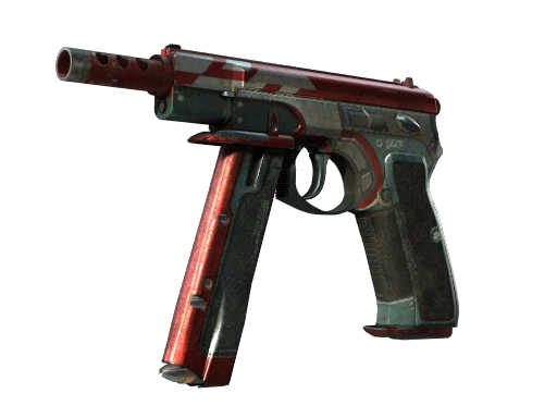StatTrak™ CZ75-Auto | Red Astor (Battle-Scarred)