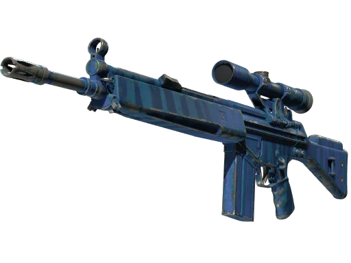 StatTrak™ G3SG1 | Azure Zebra (Field-Tested)