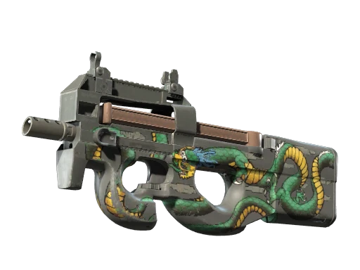 StatTrak™ P90 | Emerald Dragon (Field-Tested)