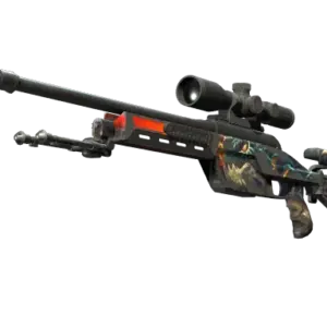 StatTrak™ SSG 08 | Dragonfire (Battle-Scarred)