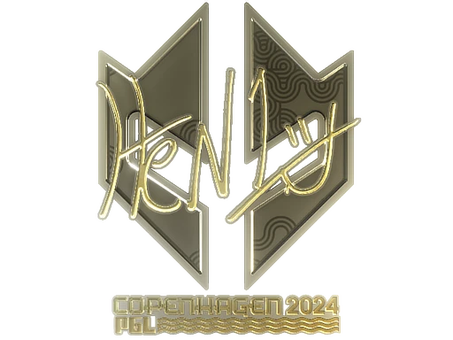 Sticker | HEN1 (Gold) | Copenhagen 2024