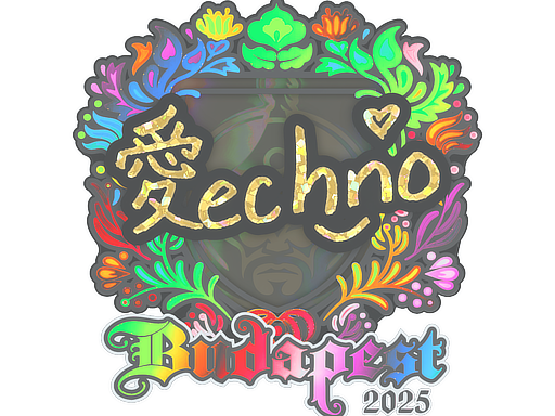 Sticker | Techno4K (Holo) | Budapest 2025