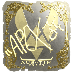 Sticker | apEX (Gold) | Austin 2025