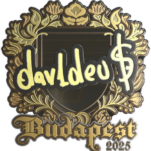 Sticker | dav1deuS (Gold) | Budapest 2025