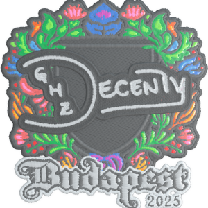Sticker | decenty (Embroidered) | Budapest 2025