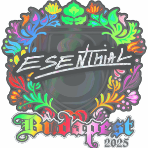 Sticker | esenthial (Holo) | Budapest 2025