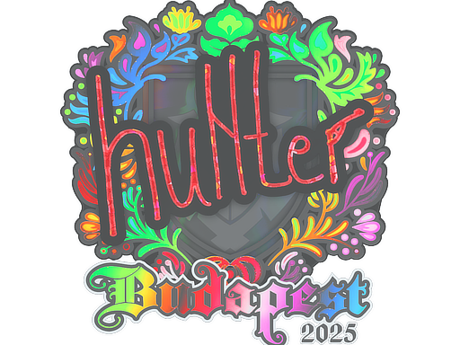 Sticker | huNter- (Holo) | Budapest 2025