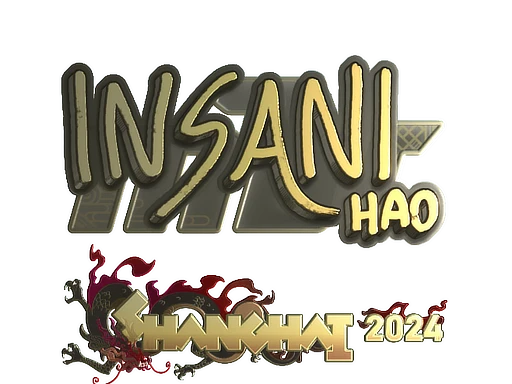 Sticker | insani (Gold) | Shanghai 2024