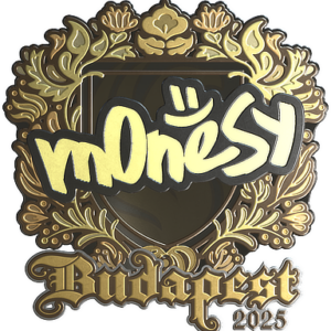 Sticker | m0NESY (Gold) | Budapest 2025