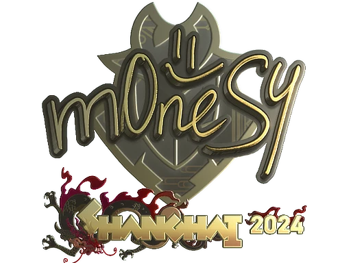 Sticker | m0NESY (Gold) | Shanghai 2024
