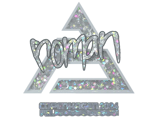 Sticker | roman (Glitter) | Copenhagen 2024