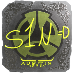 Sticker | s1n (Foil) | Austin 2025