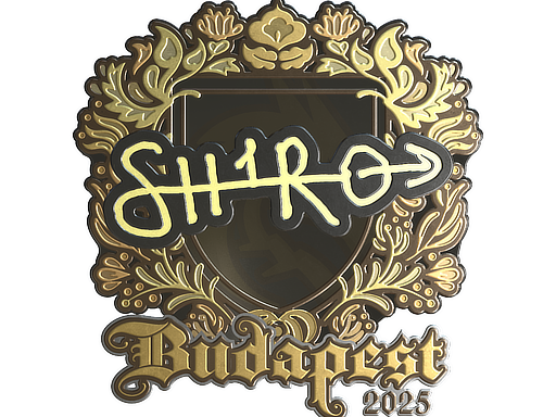 Sticker | sh1ro (Gold) | Budapest 2025