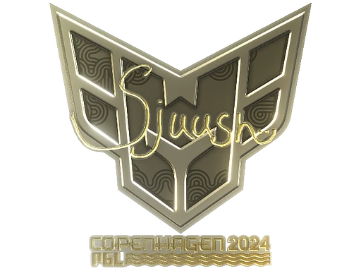 Sticker | sjuush (Gold) | Copenhagen 2024