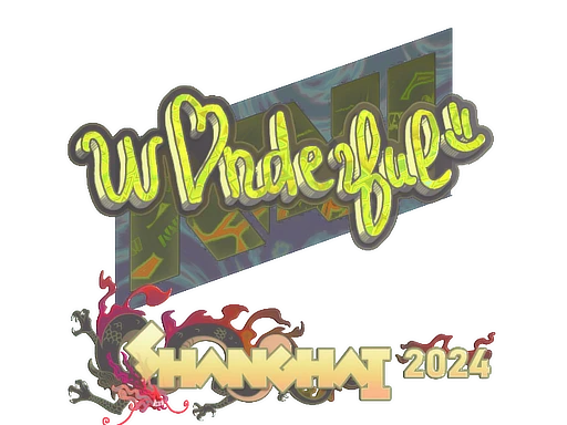 Sticker | w0nderful (Holo) | Shanghai 2024