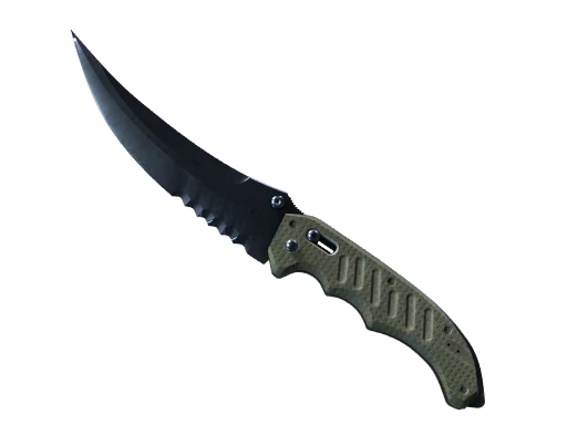 ★ StatTrak™ Flip Knife | Blue Steel (Minimal Wear)
