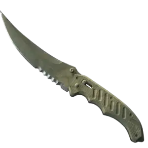 ★ StatTrak™ Flip Knife | Safari Mesh (Well-Worn)