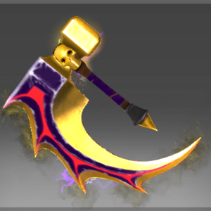 Golden Offhand Basher of Mage Skulls