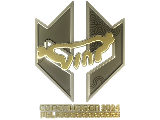 Sticker | VINI (Gold) | Copenhagen 2024