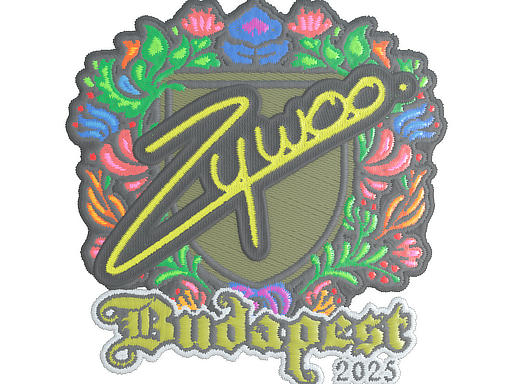 Sticker | ZywOo (Embroidered) | Budapest 2025