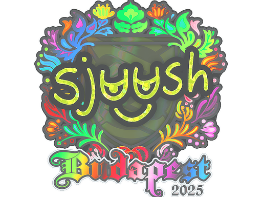 Sticker | sjuush (Holo) | Budapest 2025