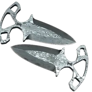 ★ Shadow Daggers | Damascus Steel (Battle-Scarred)