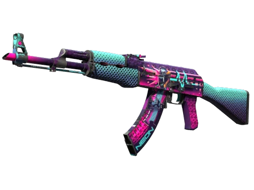 AK-47 | Neon Rider (Well-Worn)