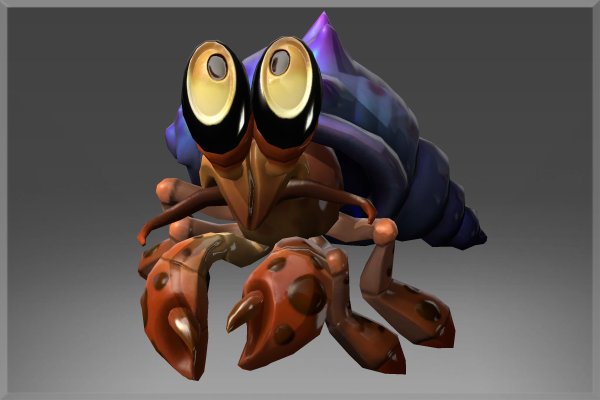 Autographed Hermes the Hermit Crab