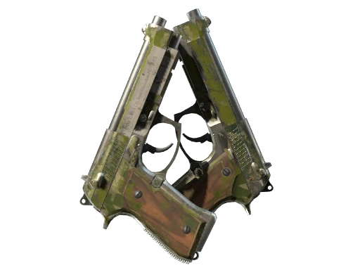 Dual Berettas | Switch Board (Battle-Scarred)