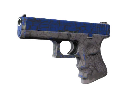 Glock-18 | Blue Fissure (Well-Worn)