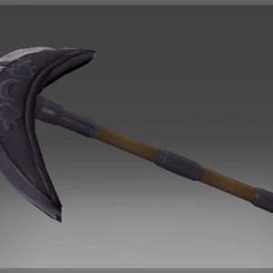 Inscribed Bloodmist Crescent Axe