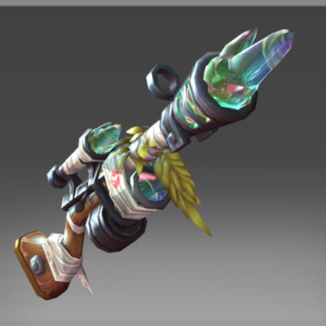 Inscribed Ghillied Gunman Sniper Rifle