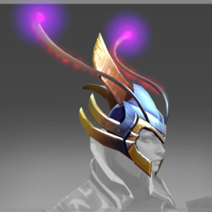 Inscribed Helm of the Reef Kyte Rider