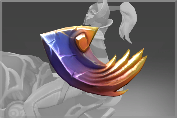 Inscribed Shield of the Reef Kyte Rider