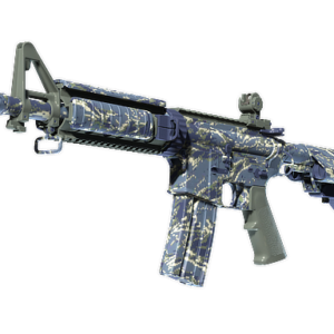M4A4 | Naval Shred Camo (Minimal Wear)