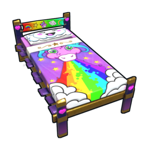 Rainbow Pony Bed