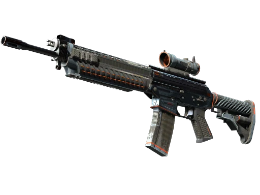 SG 553 | Phantom (Battle-Scarred)