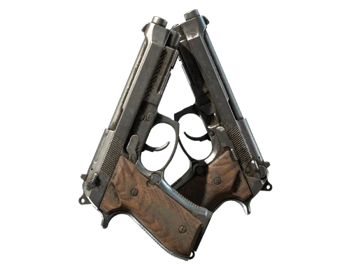 Souvenir Dual Berettas | Oil Change (Battle-Scarred)