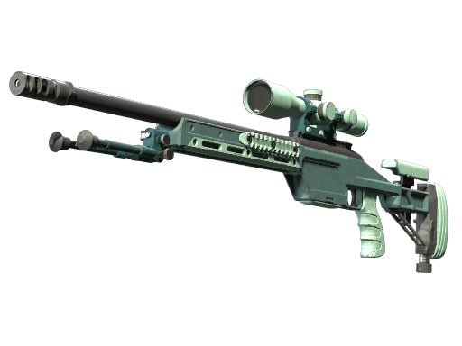 Souvenir SSG 08 | Blue Spruce (Well-Worn)