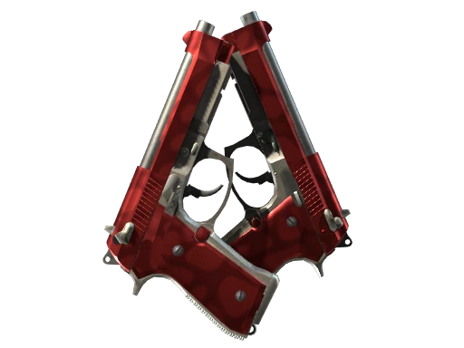 StatTrak™ Dual Berettas | Hemoglobin (Factory New)