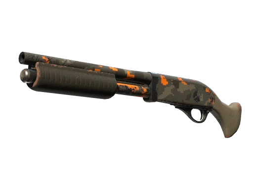 StatTrak™ Sawed-Off | Orange DDPAT (Well-Worn)